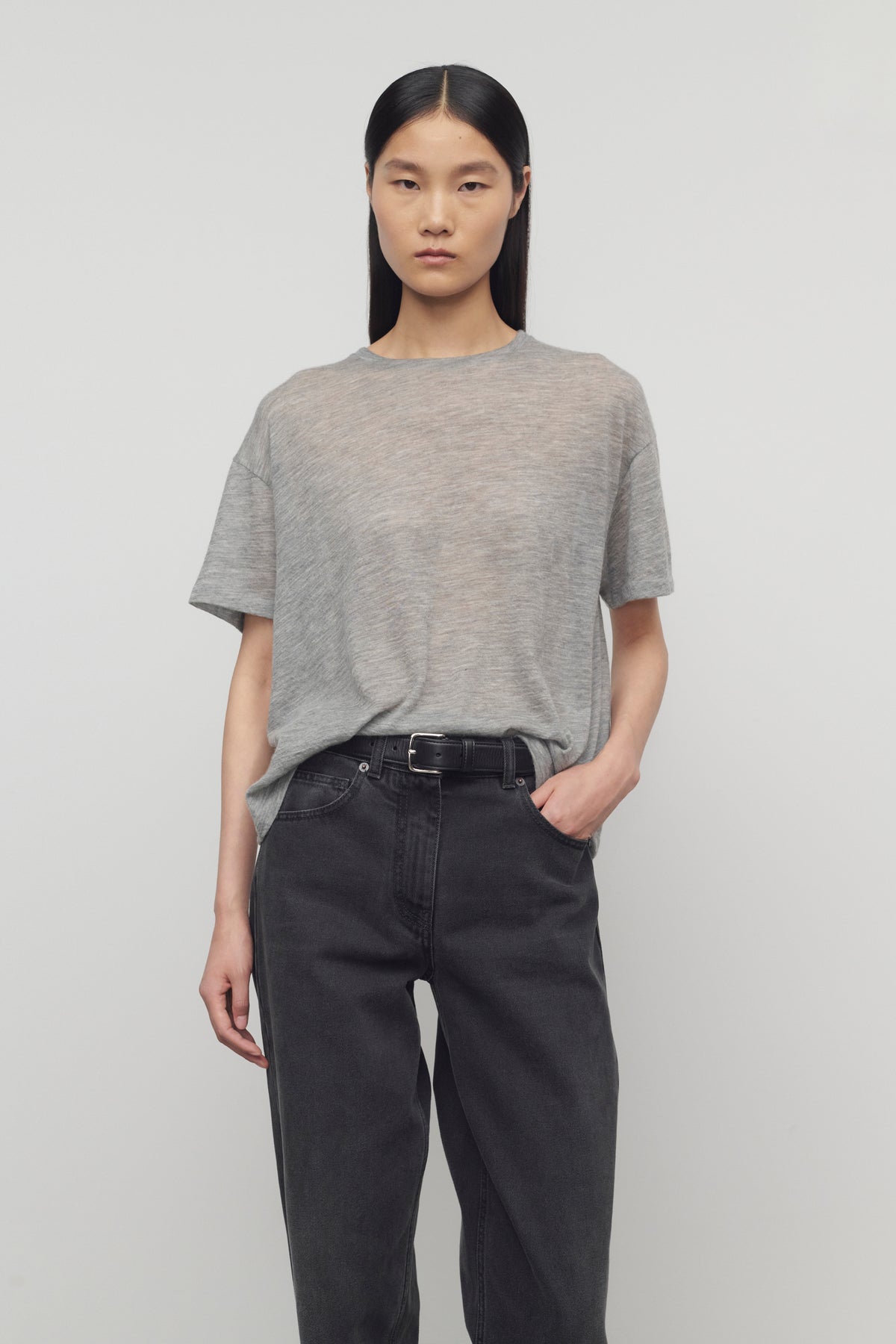 Lila カシミアトップス