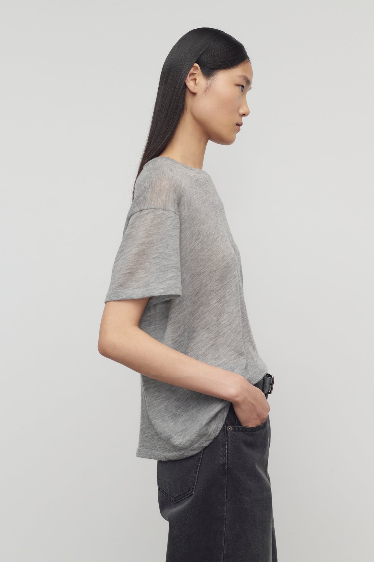 Lila カシミアトップス