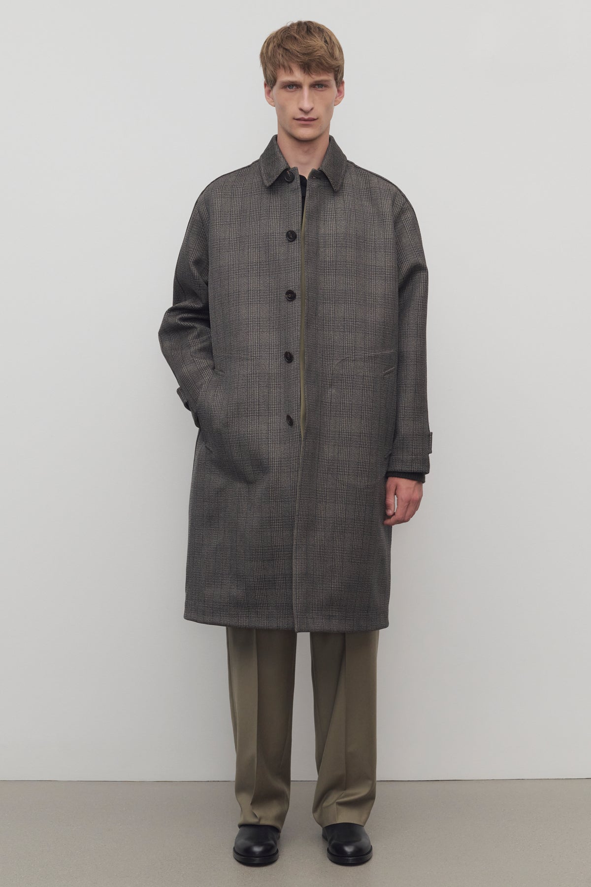Palo Coat in Virgin Wool and Silk