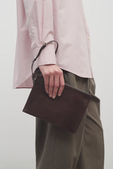 Wristlet Pochette en Cuir