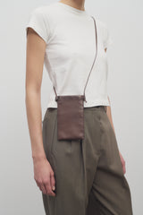 Camie Étui Porté Croisé en Cuir