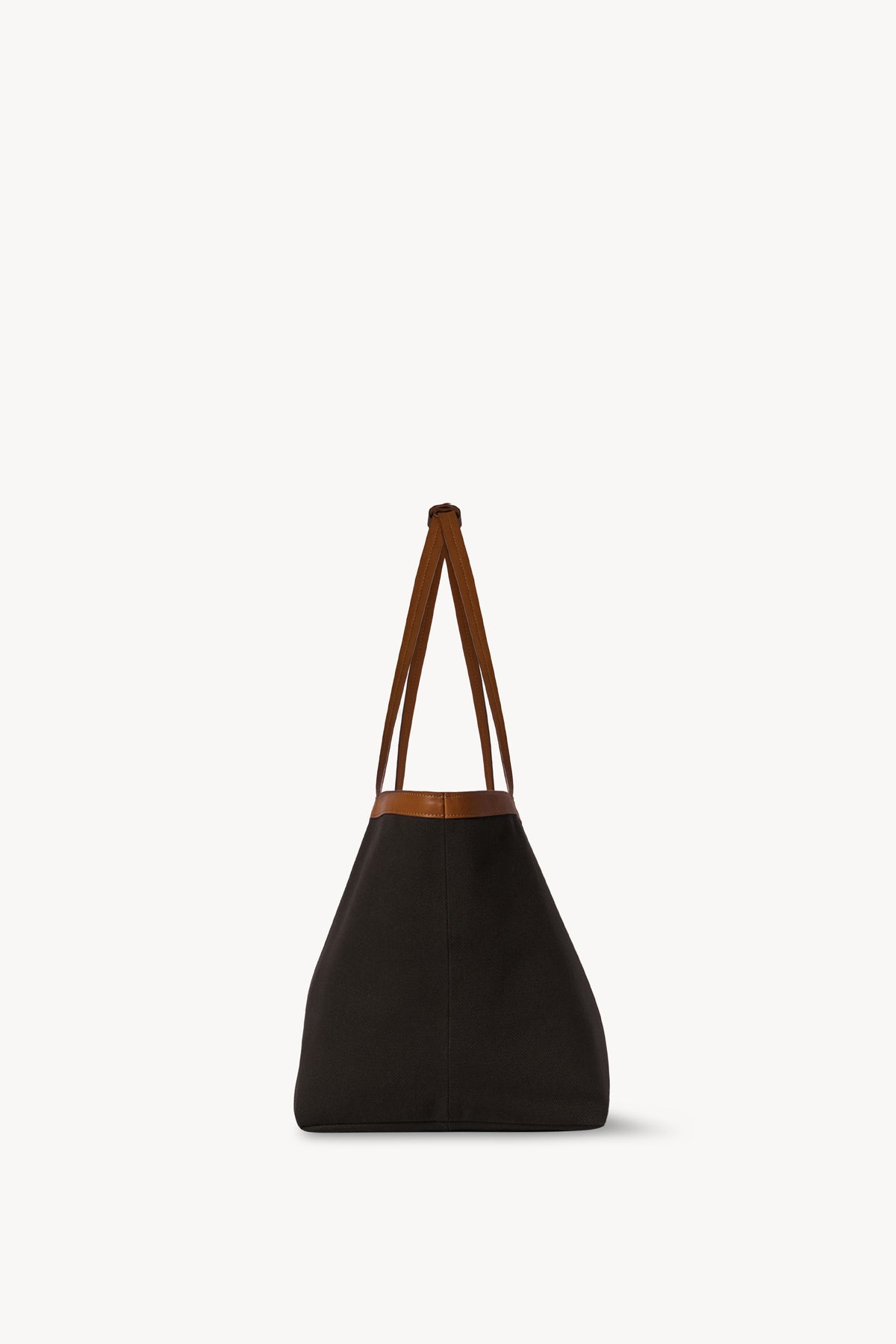 Park Tote Three Canvas 棉质帆布和皮革手袋