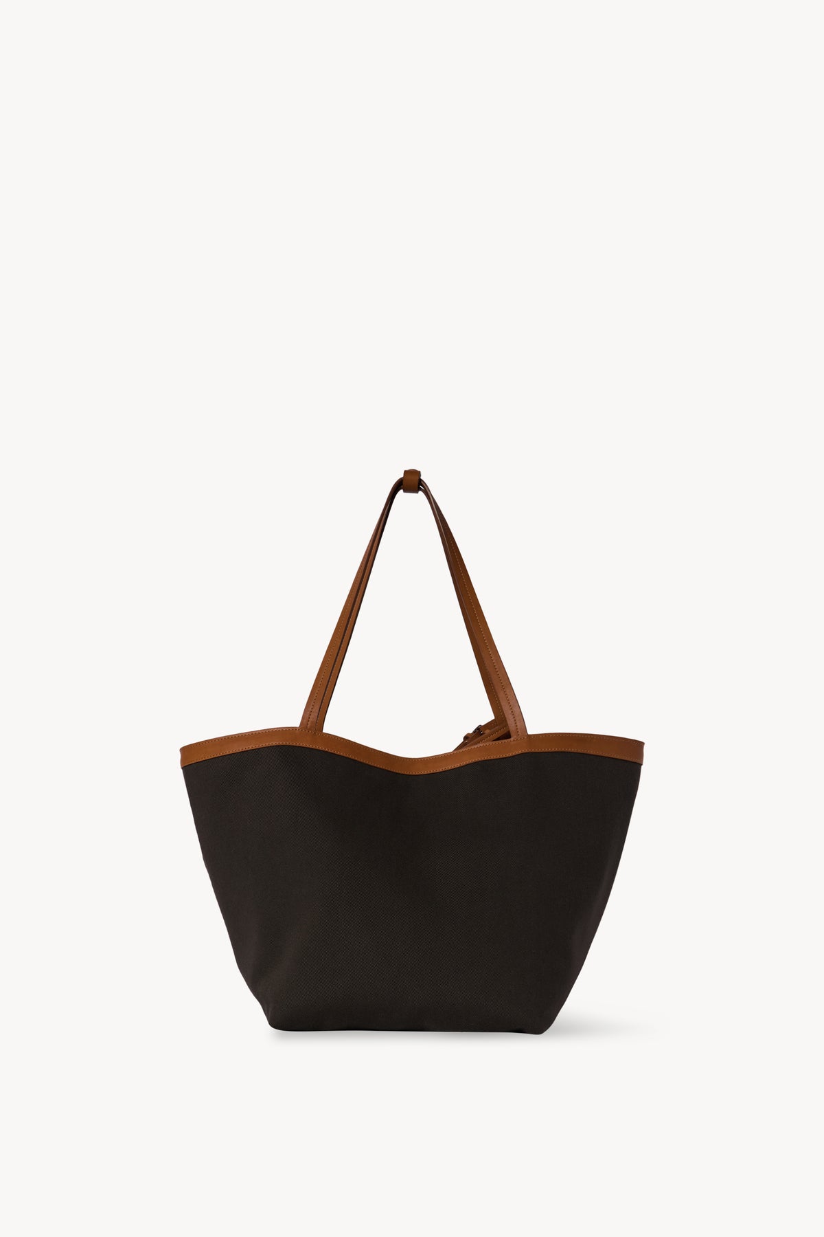 Park Tote Three Canvas 棉质帆布和皮革手袋