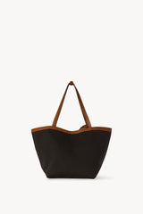 Park Tote Three Canvas 棉质帆布和皮革手袋