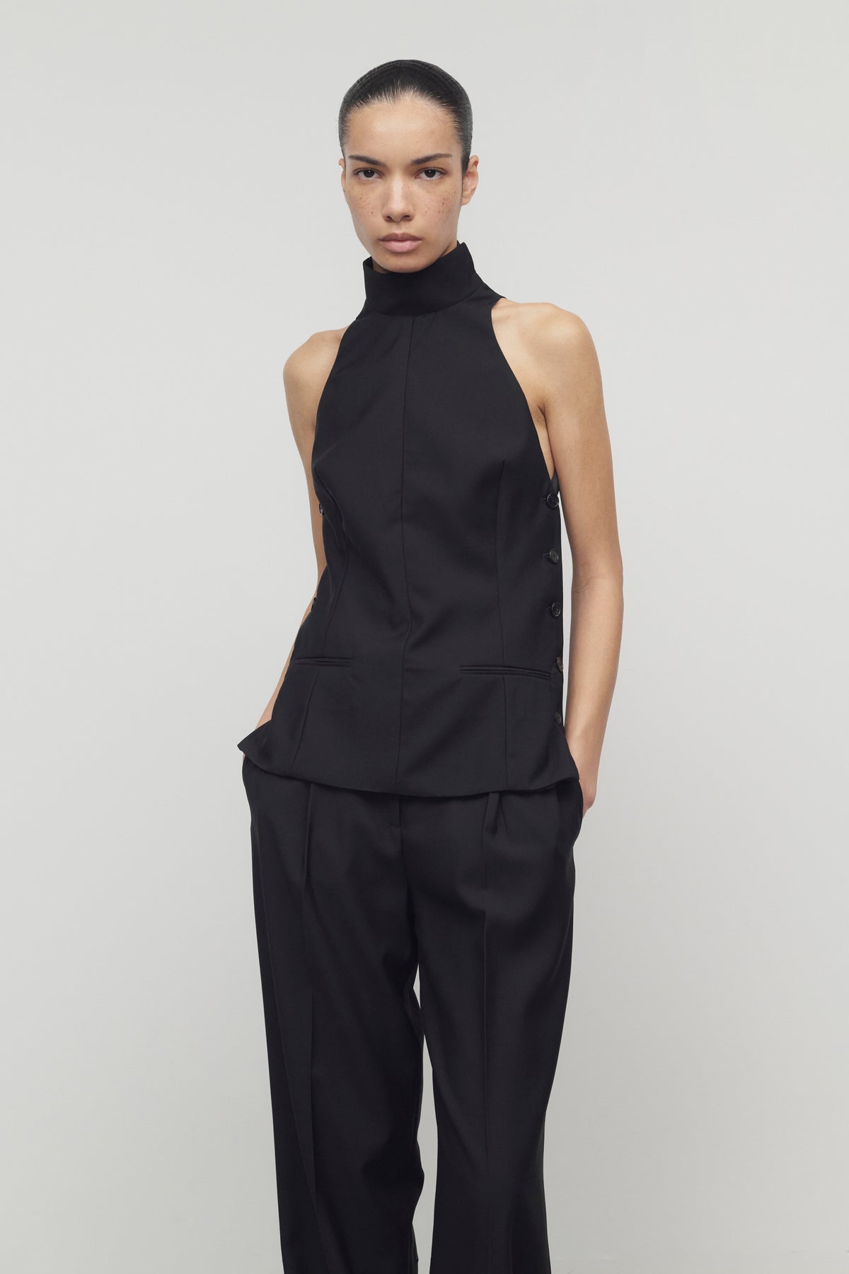 Corine Top in Virgin Wool