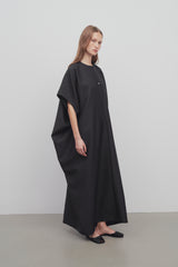 Saule Robe en Laine Vierge et Soie