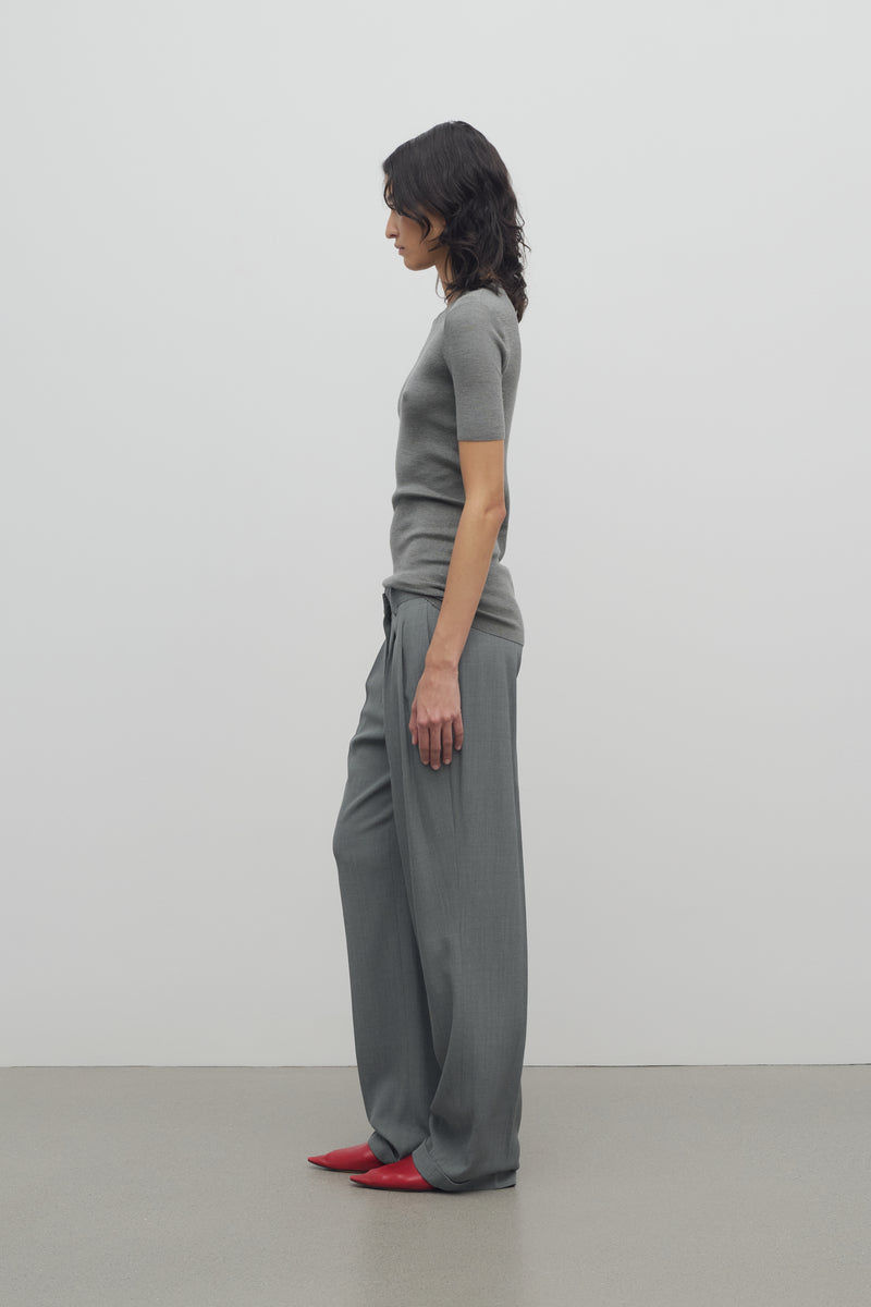 Everhart Pant in Virgin Wool and Viscose