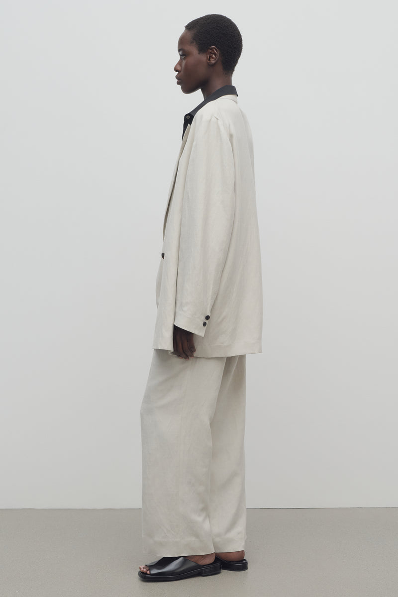 Noxy Pantalon en Soie et Lin