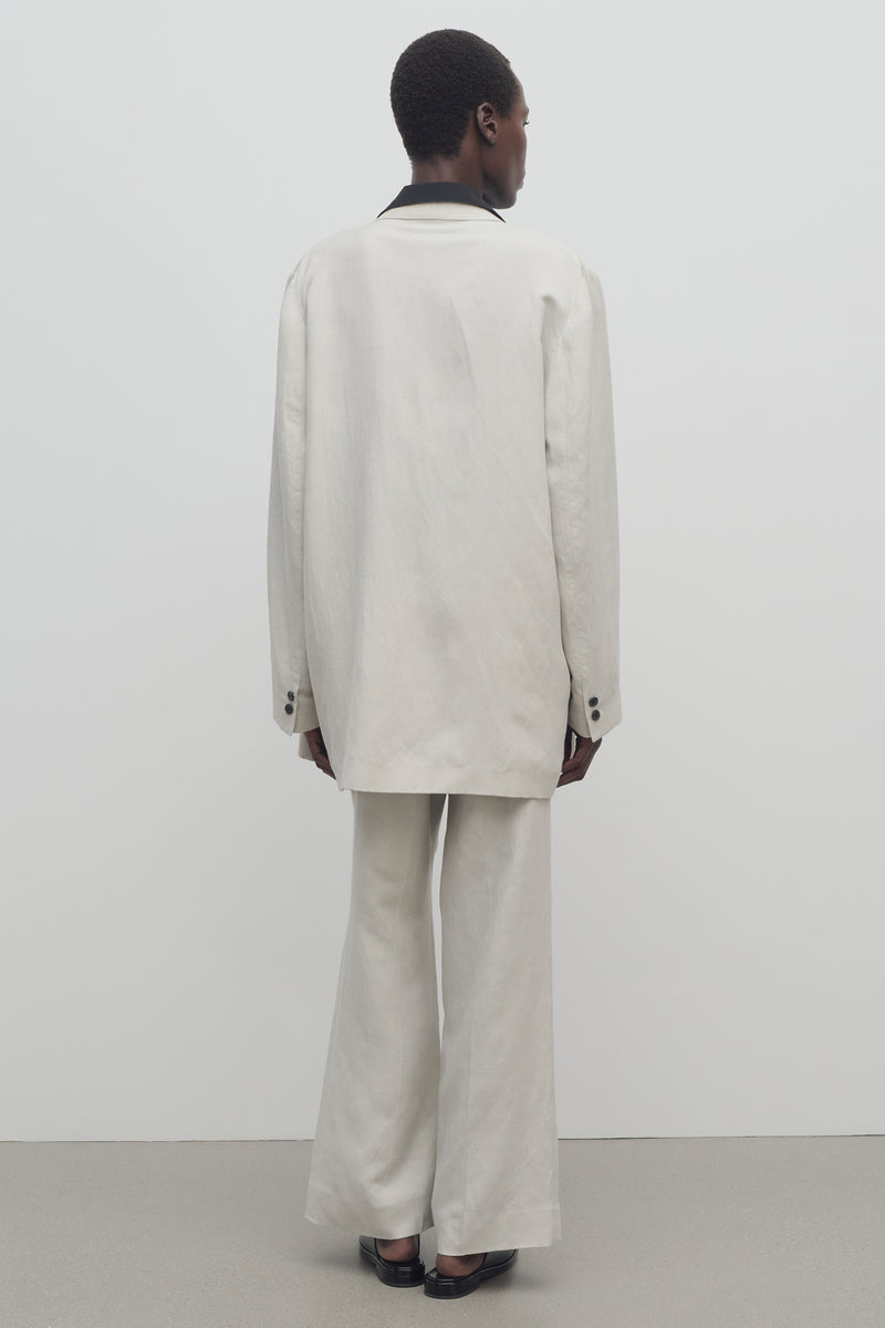 Noxy Pantalon en Soie et Lin