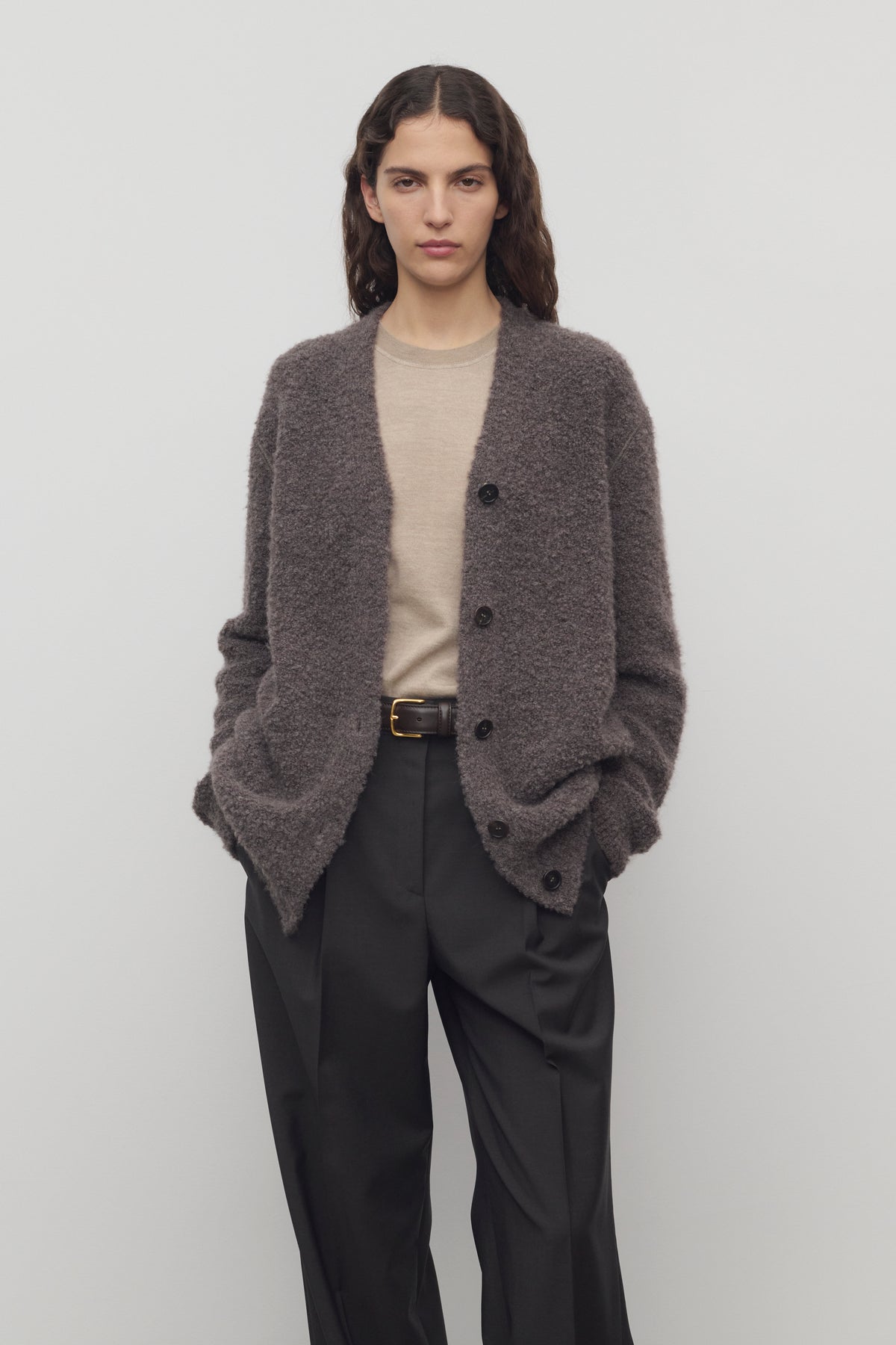 Laleh Cardigan en Cachemire, Alpaga et Soie