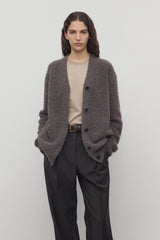 Laleh Cardigan en Cachemire, Alpaga et Soie
