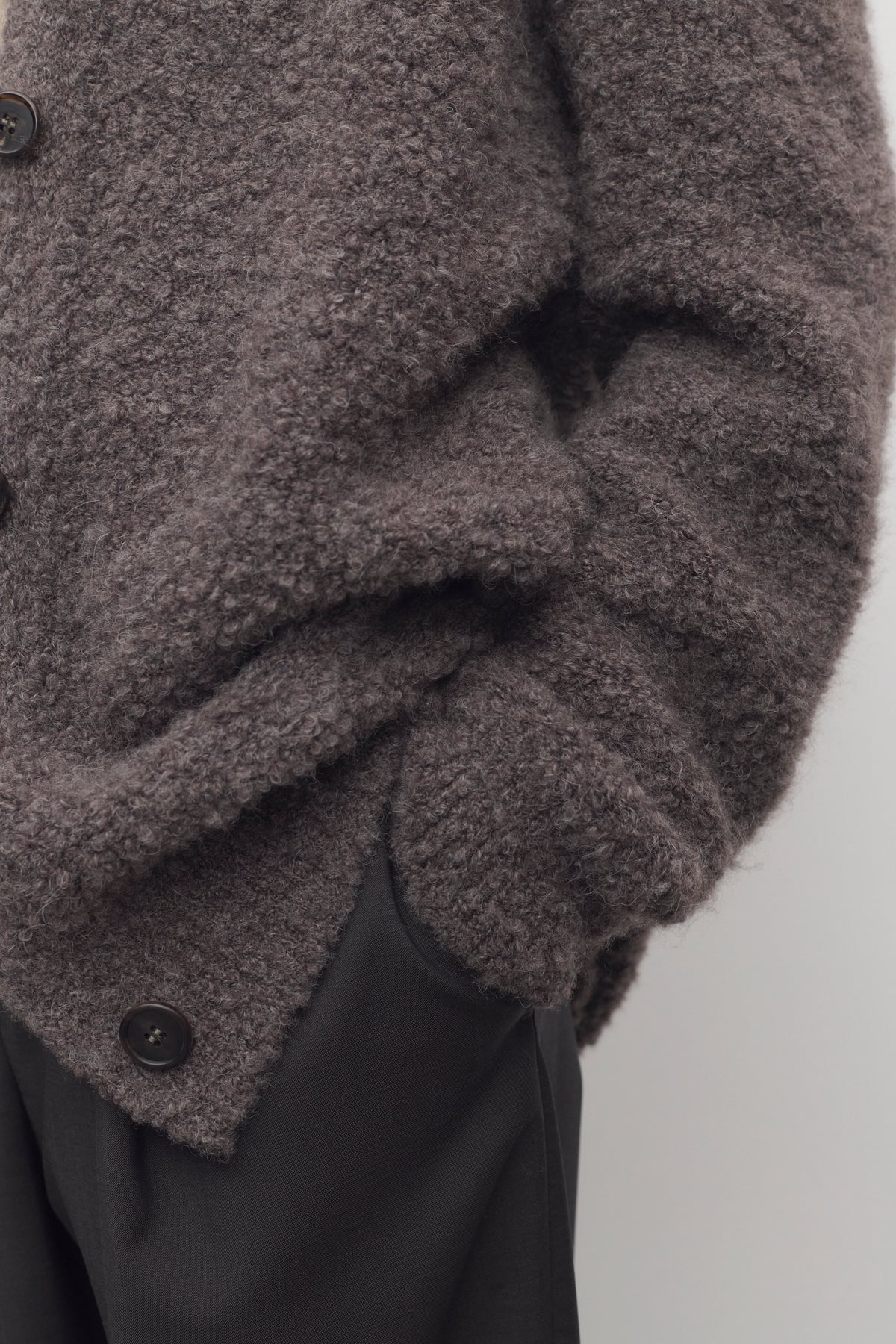 Laleh Cardigan en Cachemire, Alpaga et Soie