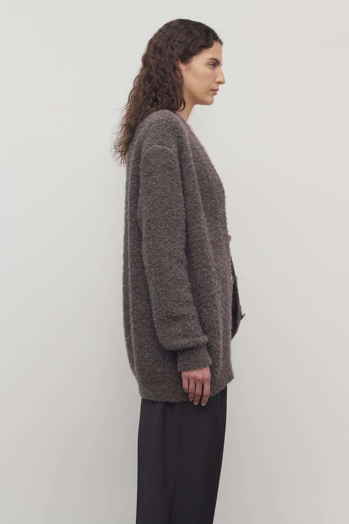 Laleh Cardigan en Cachemire, Alpaga et Soie