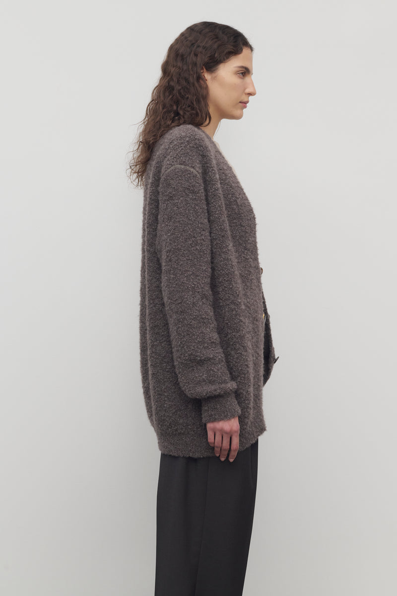 Laleh Cardigan en Cachemire, Alpaga et Soie