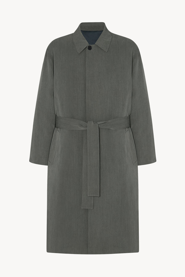 Tarian Coat in Silk and Virgin Wool