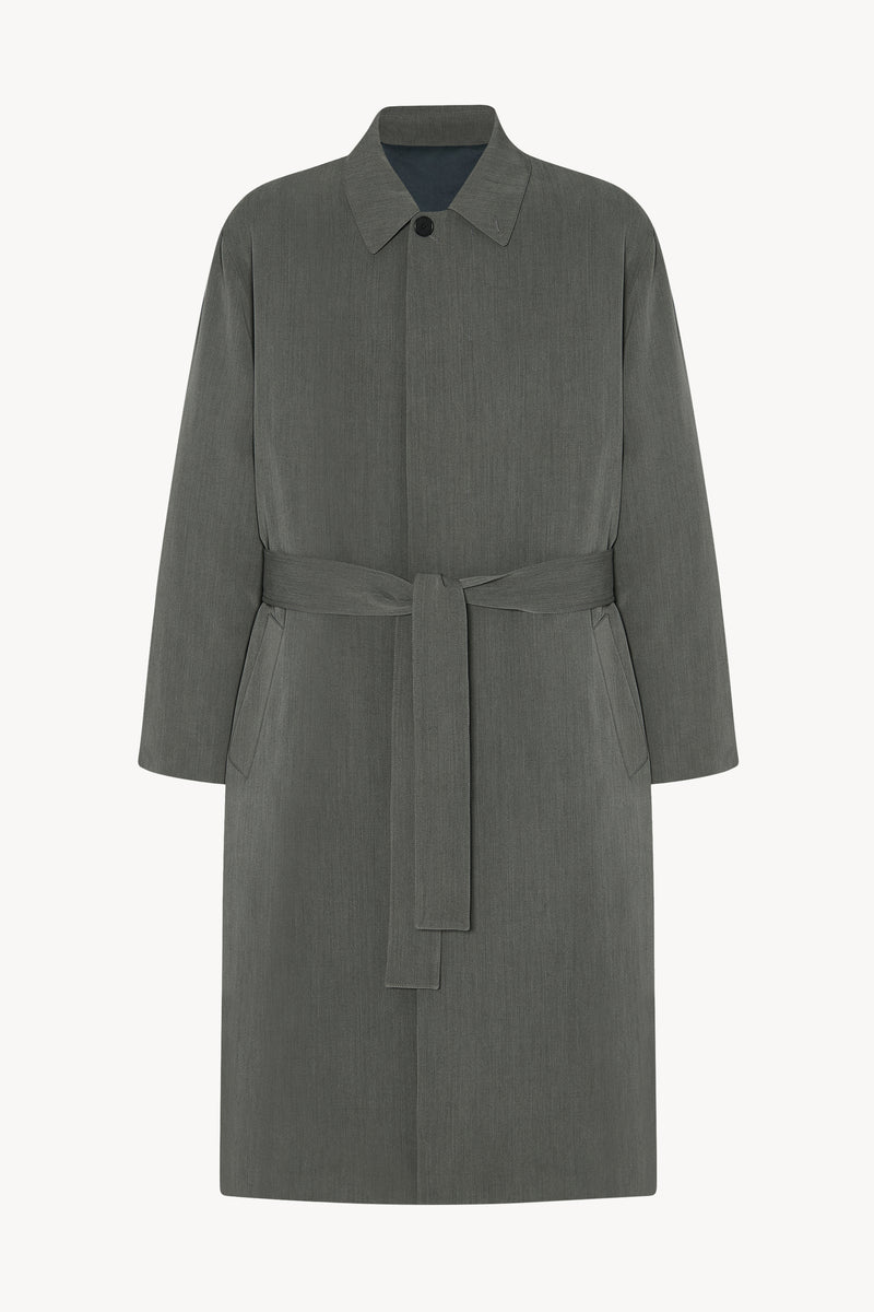 Tarian Coat in Silk and Virgin Wool
