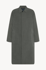 Tarian Coat in Silk and Virgin Wool