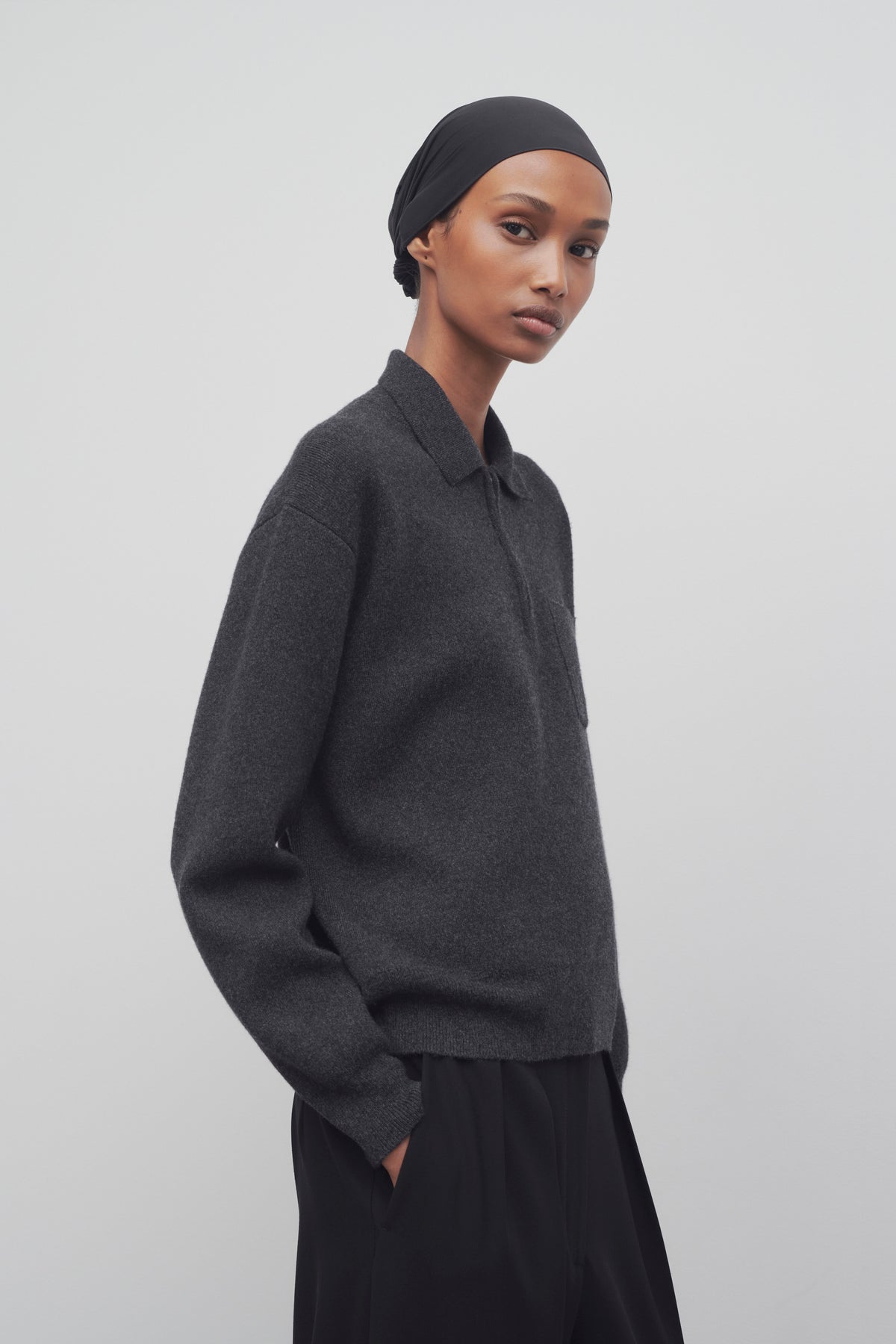 Halvar Polo Sweater in Cashmere