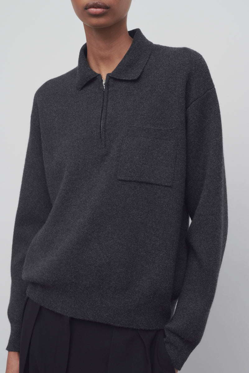 Halvar Polo Sweater in Cashmere