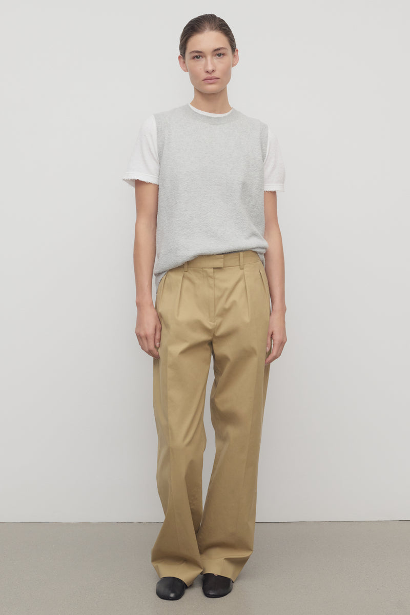 Alfidis Pantaloni in Cotone e Cashmere