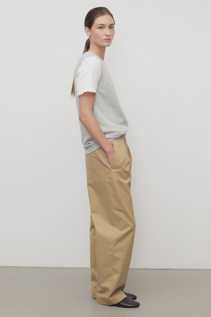 Alfidis Pantaloni in Cotone e Cashmere