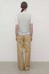 Alfidis Pantaloni in Cotone e Cashmere
