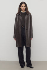 Gracia Manteau en Cuir