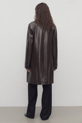 Gracia Manteau en Cuir