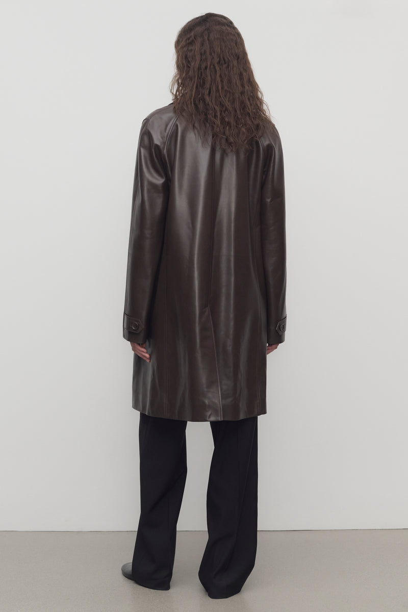 Gracia Manteau en Cuir
