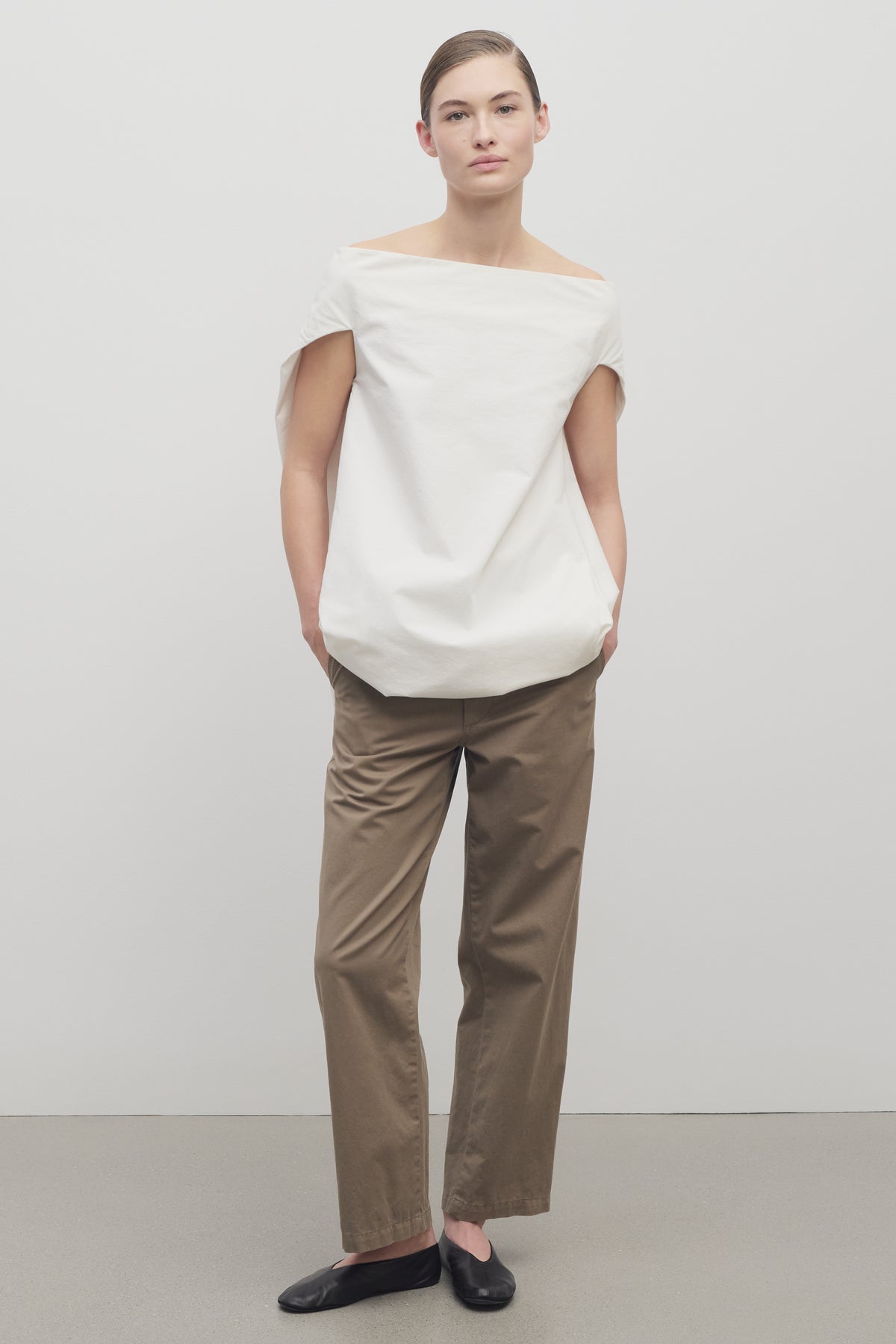 Zalenka Pantaloni in Cotone e Cashmere