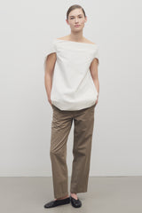 Zalenka Pantaloni in Cotone e Cashmere