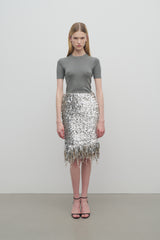 Sartiem Skirt in Embroidered Tulle