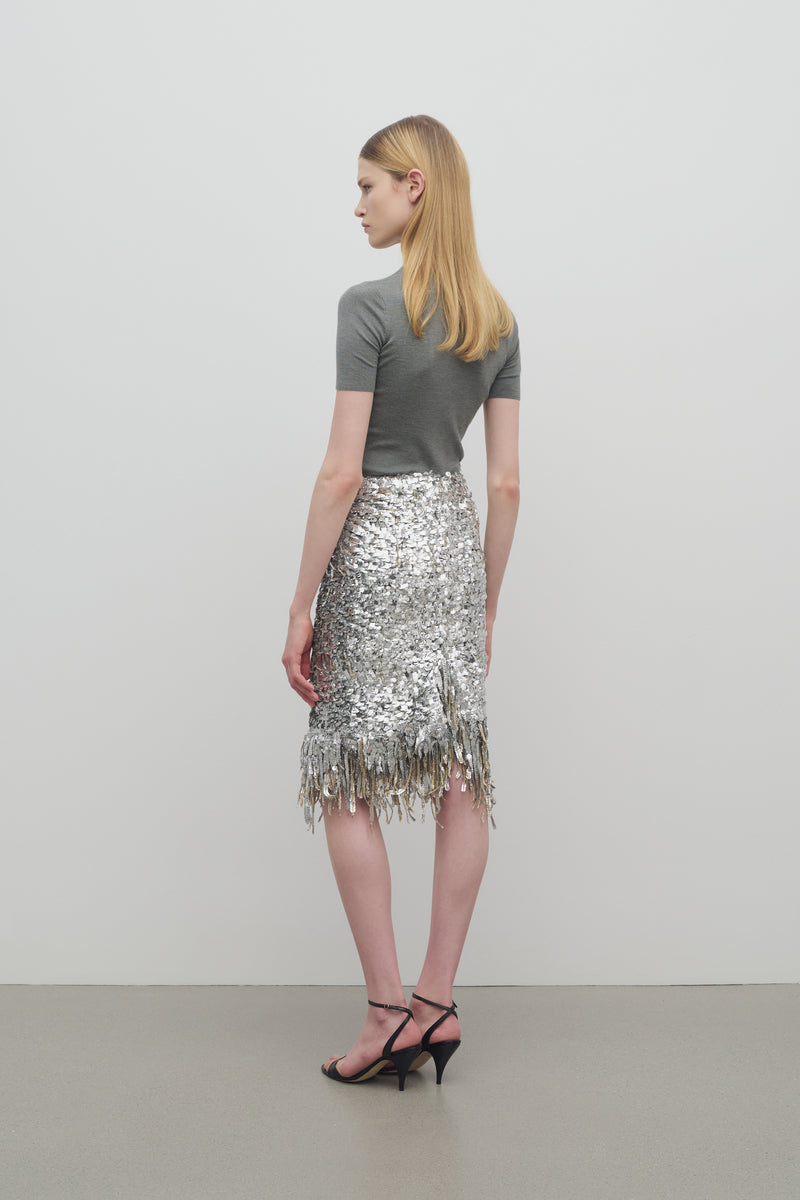 Sartiem Skirt in Embroidered Tulle