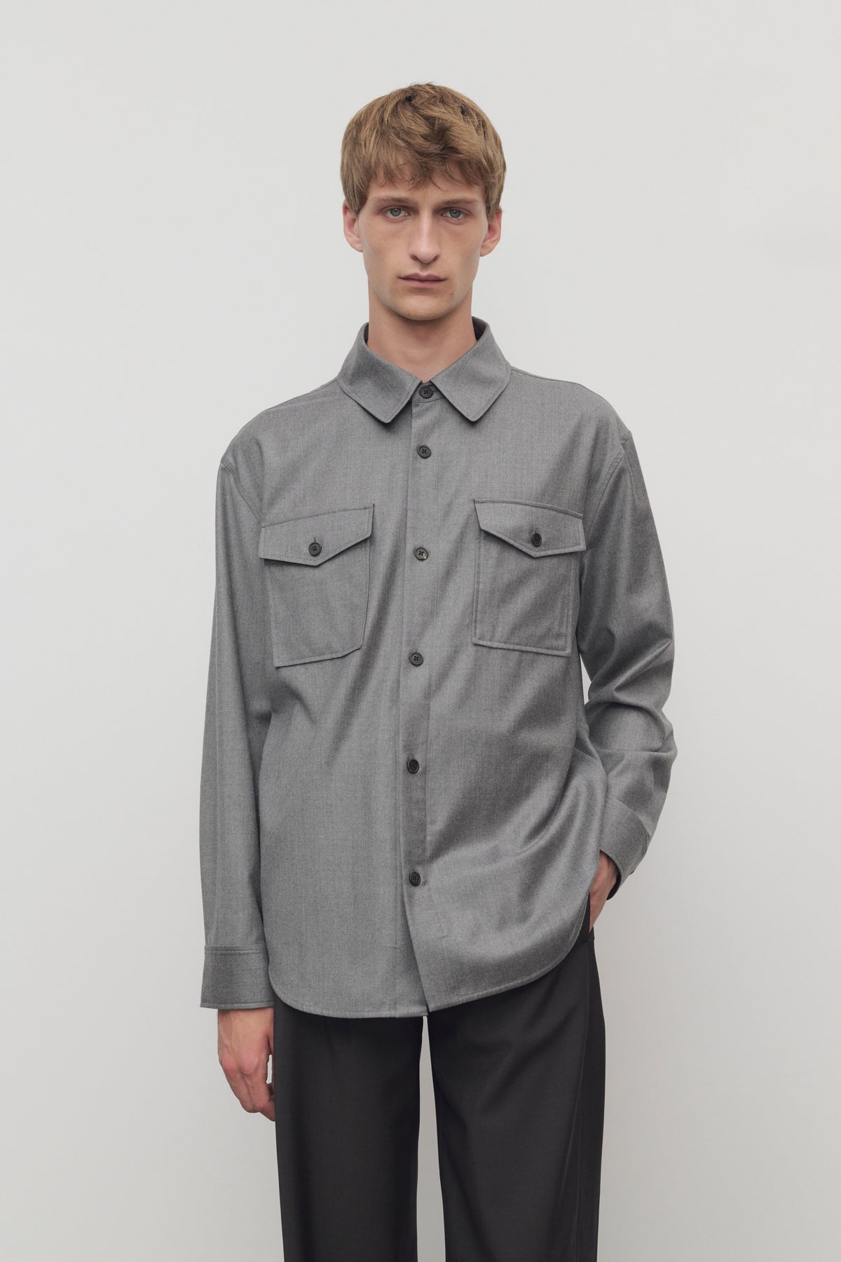 Dashiell Shirt in Virgin Wool