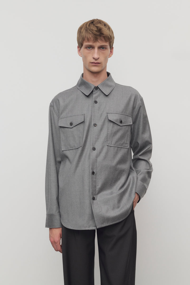 Dashiell Shirt in Virgin Wool