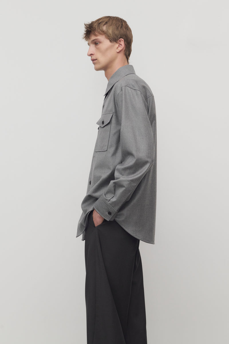 Dashiell Shirt in Virgin Wool