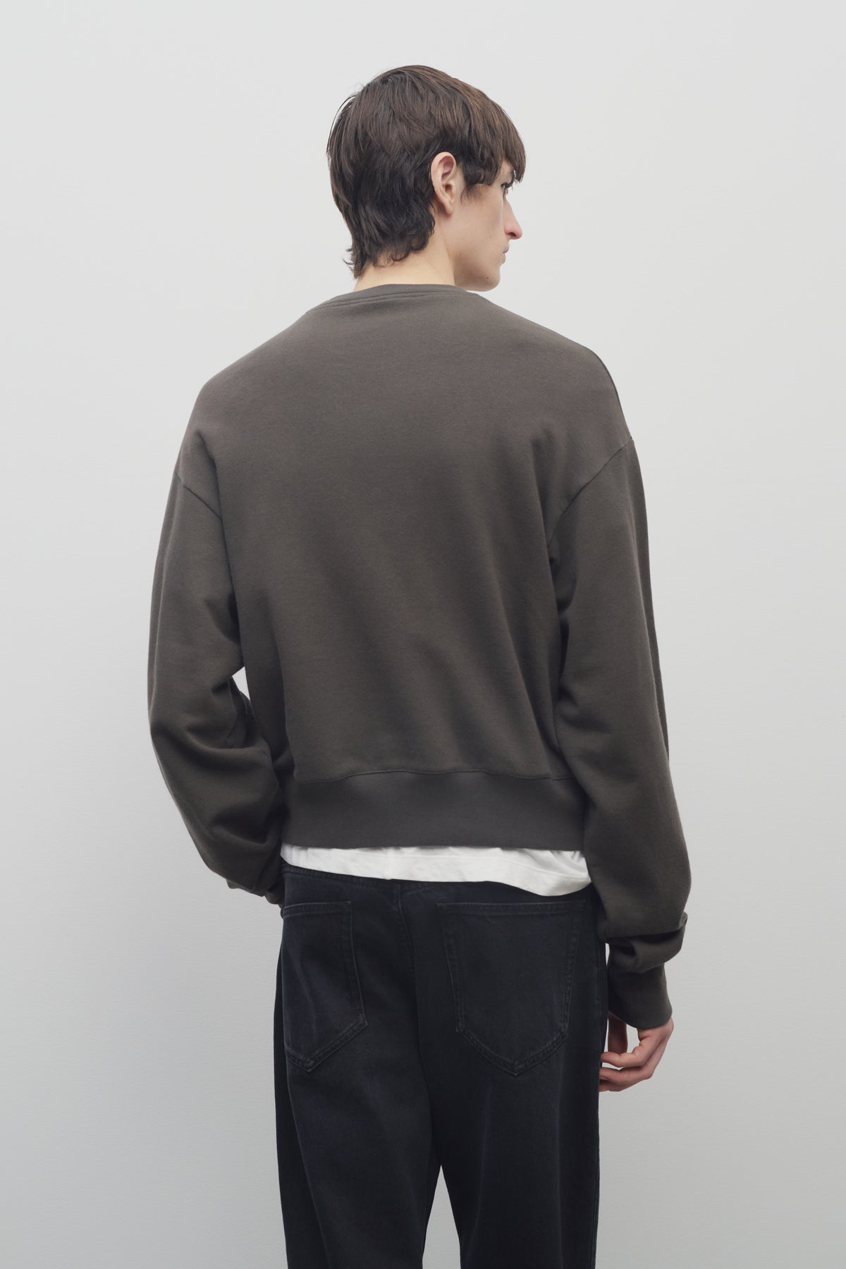 Sastonコットン＆カシミアのスウェットシャツ