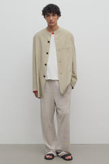 Russel Pantaloni in Cotone e Lino