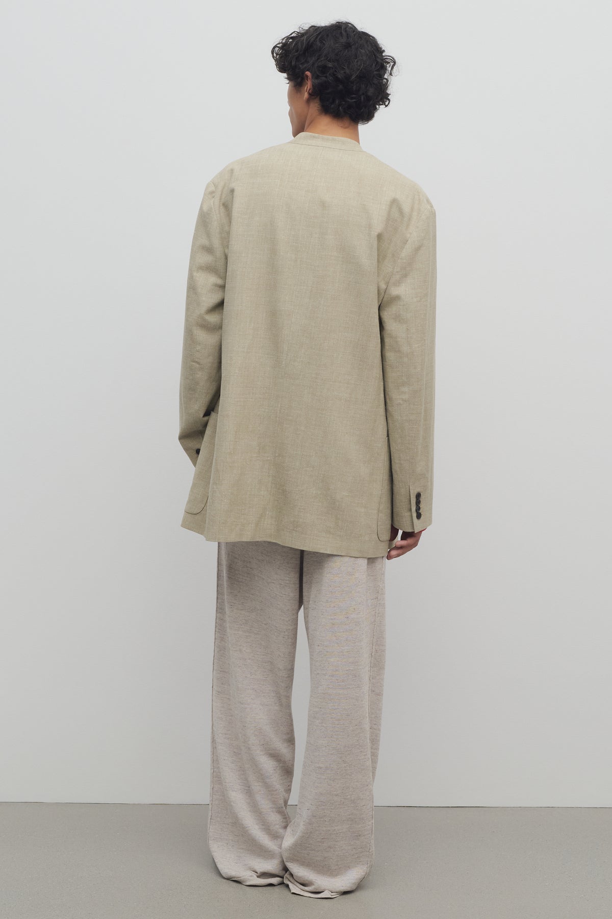 Russel Pantaloni in Cotone e Lino