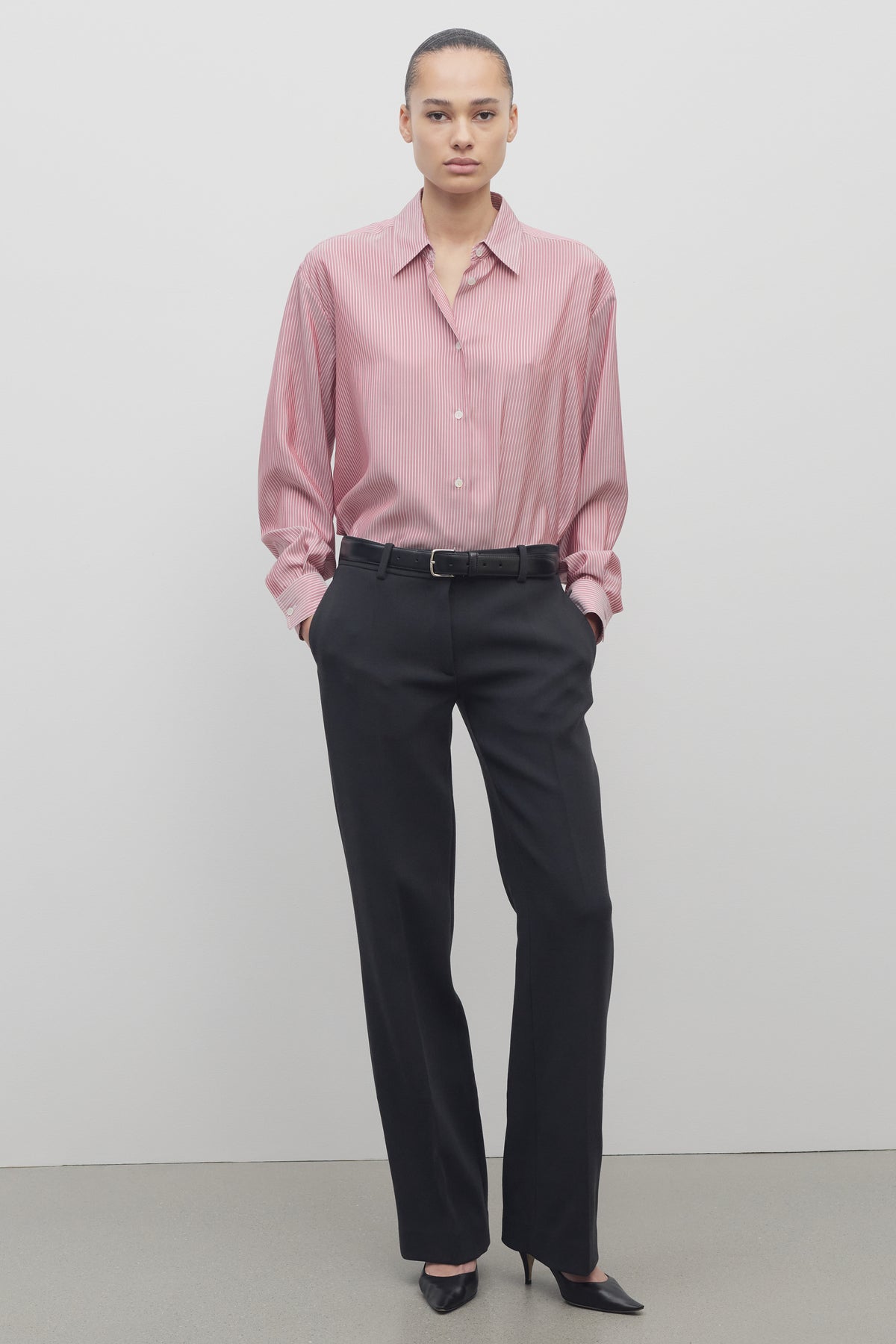 Ian 울 팬츠
