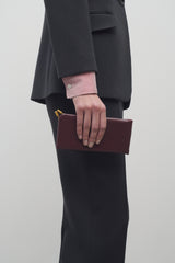 Custodia per Occhiali da sole con chiusura a clip in Pelle