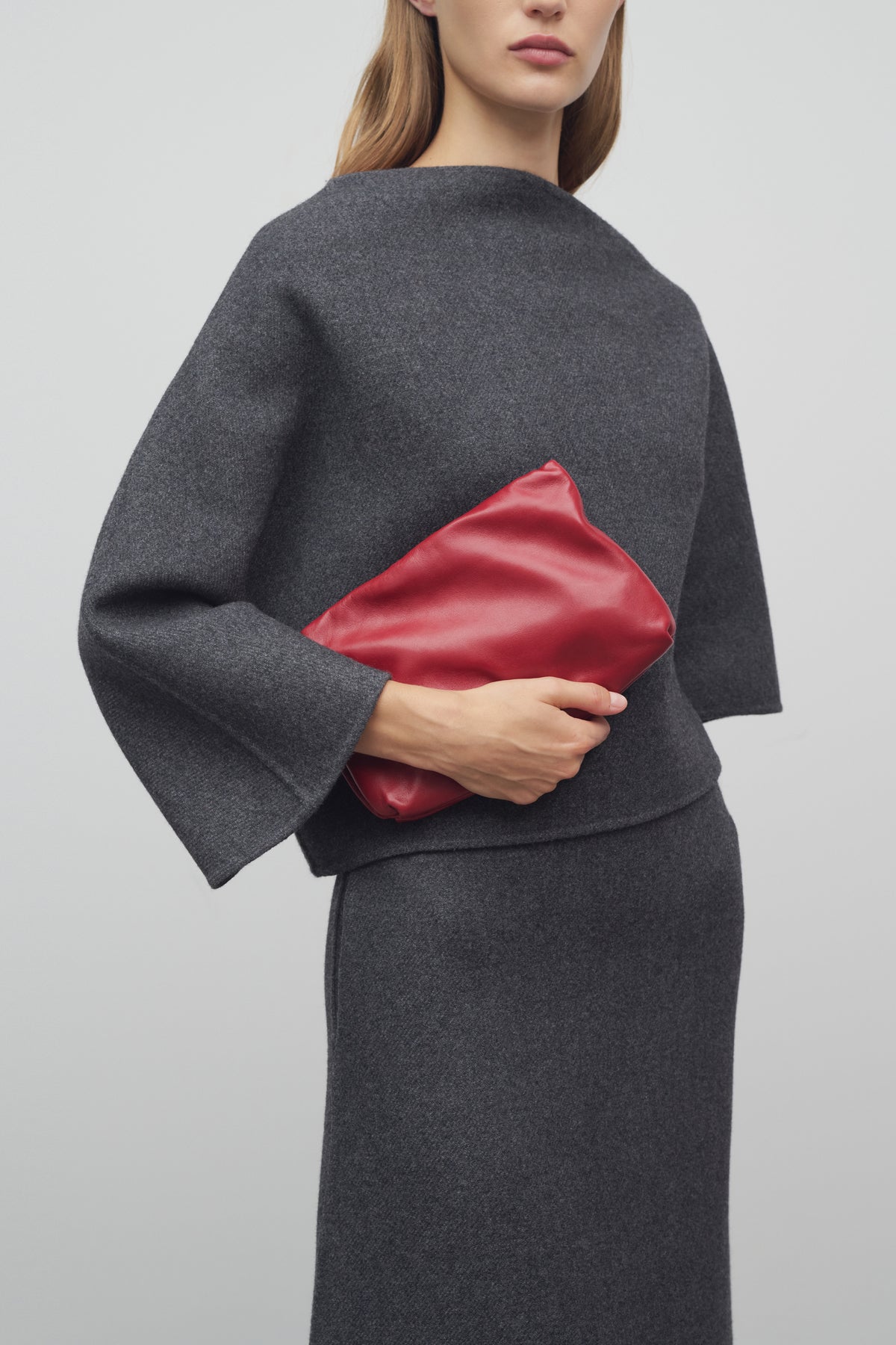 Bourse Clutch in Leather