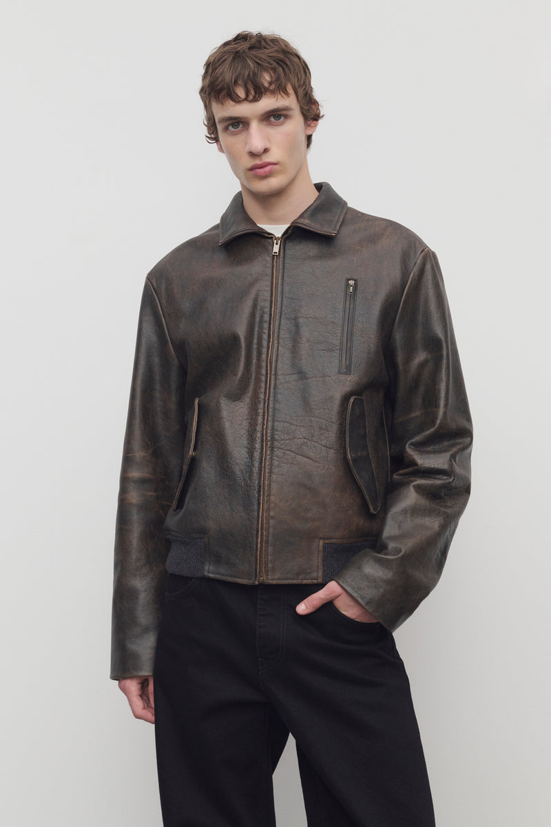 Akia Jacket in Leather
