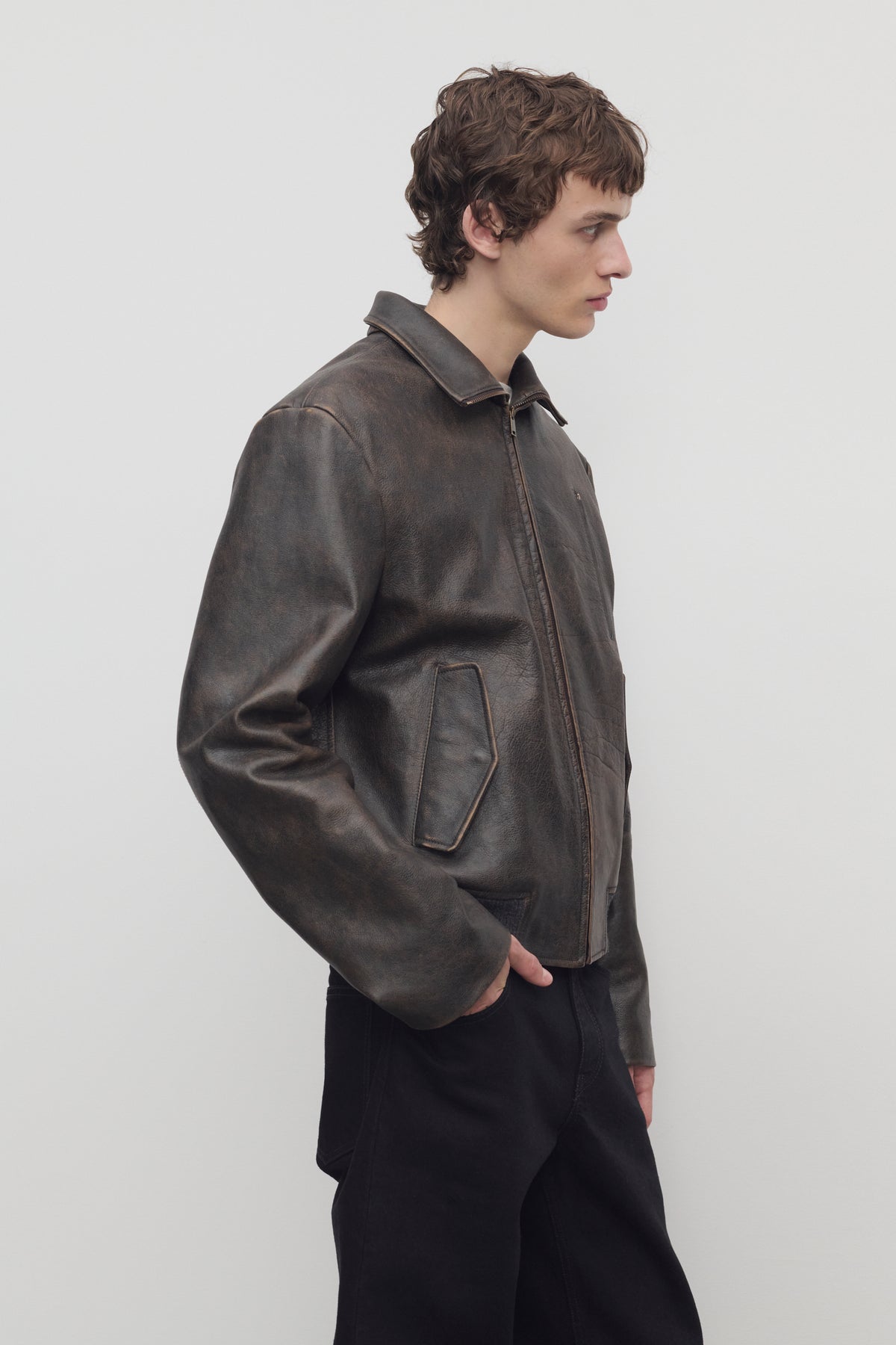 Akia Jacket in Leather