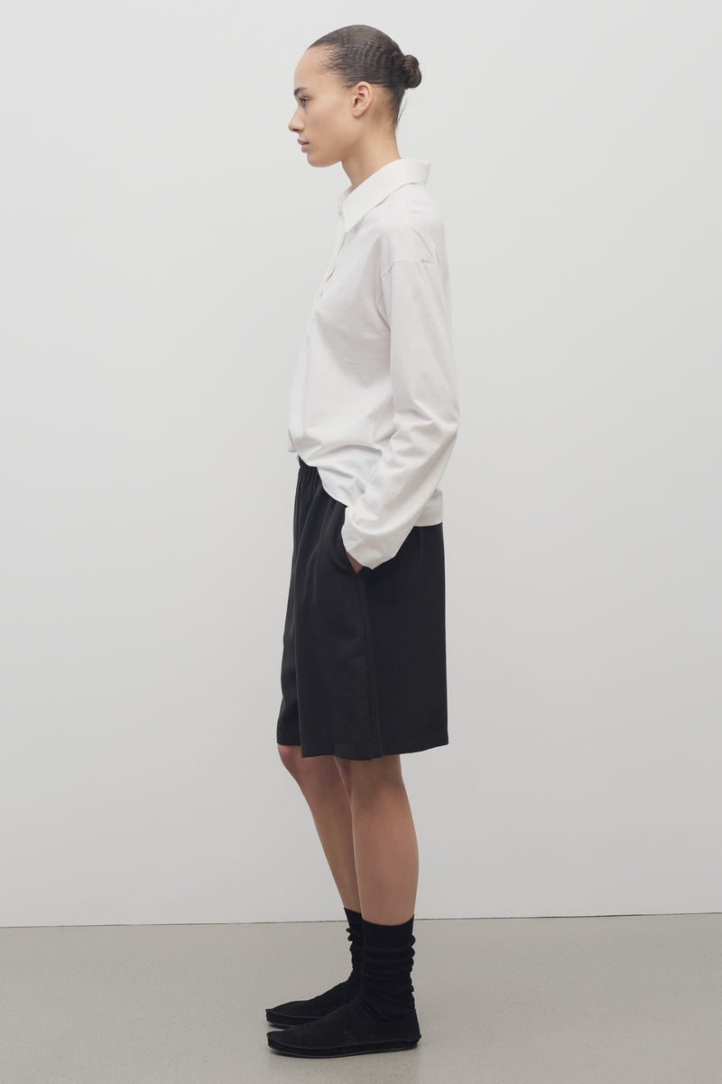 Zinnia 棉质真丝短裤