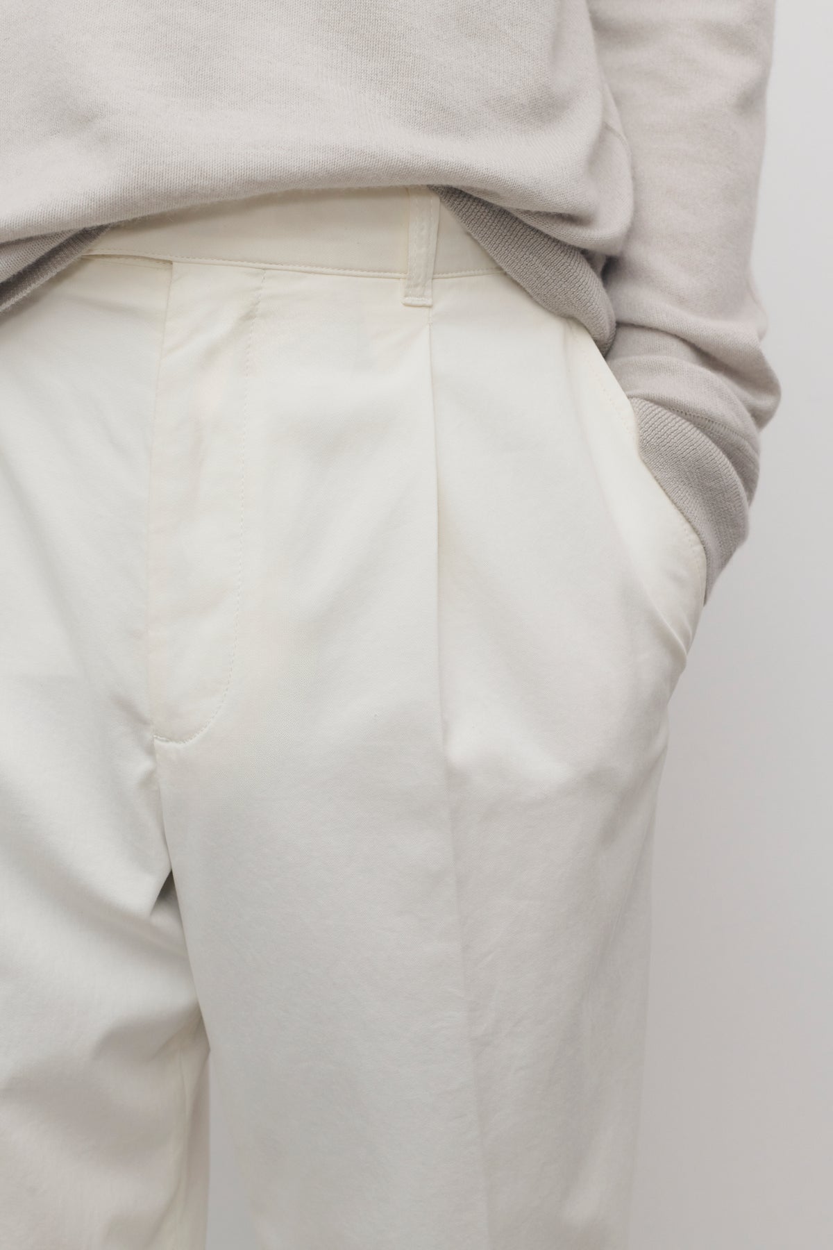 Belamy Pant in Cotton and Cashmere