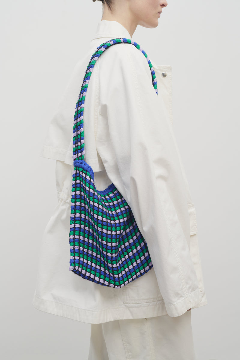 Haley Woven Hobo Bag in Viscose