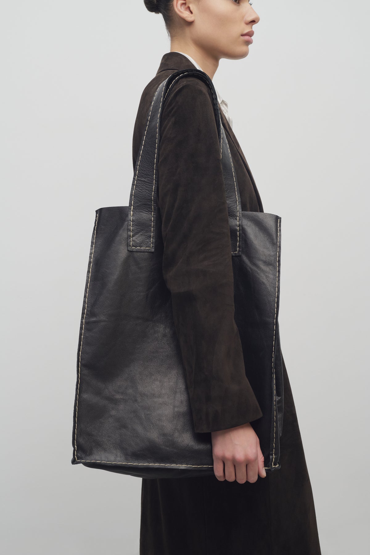 Maya Tote Bag in Leather
