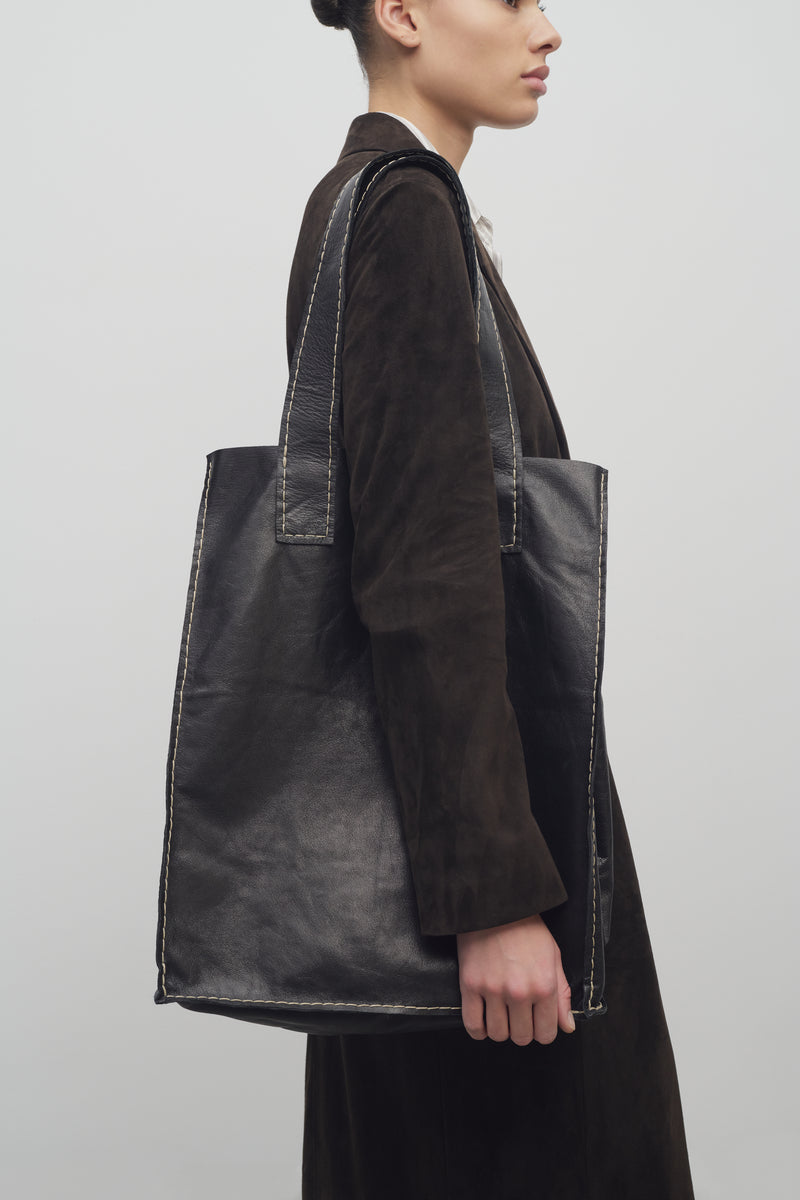 Maya Tote Bag in Leather
