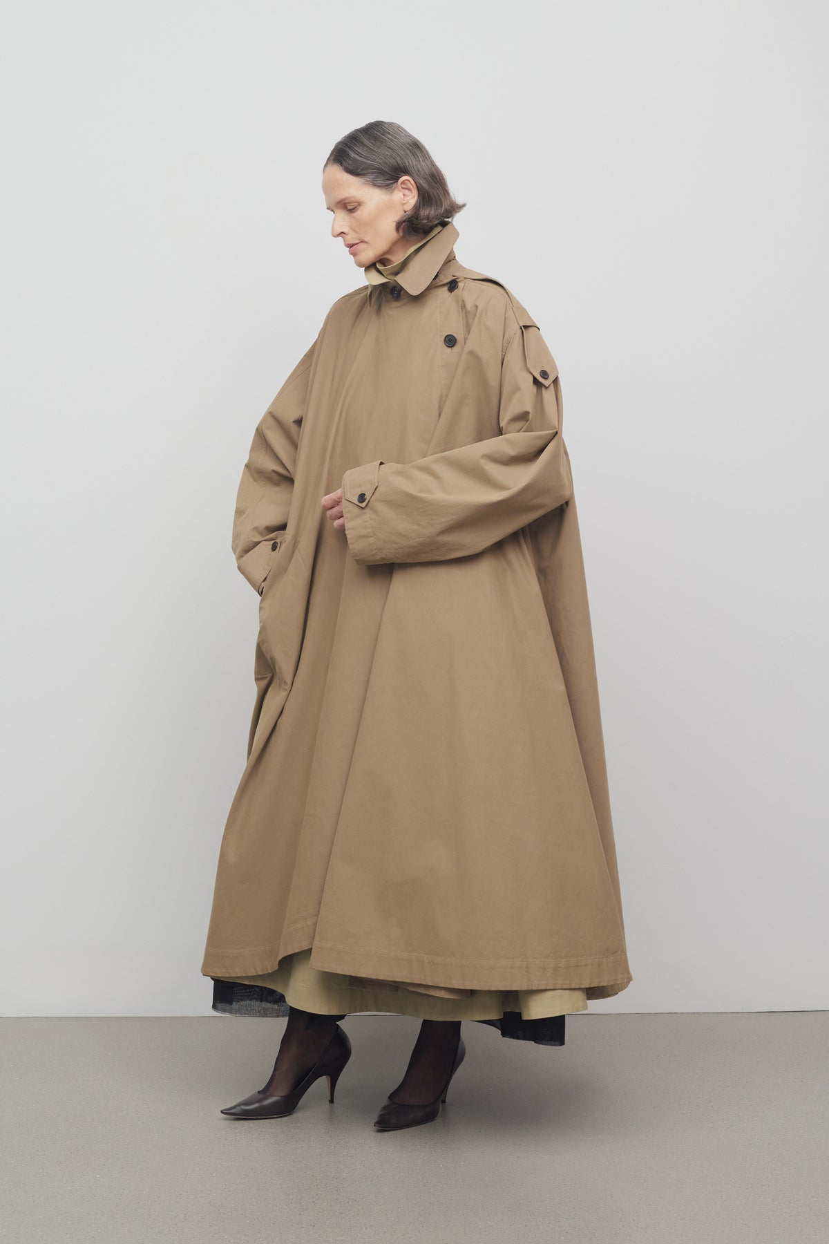 Aralia Coat in Cotton